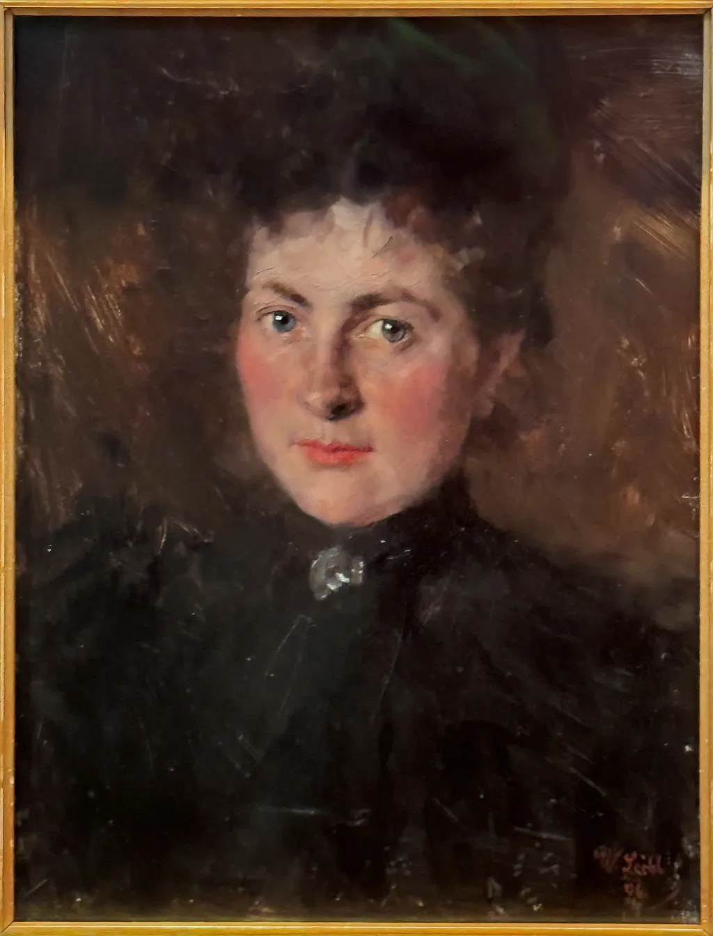 Felicia Kirchdorffer, die Nichte des Künstlers, by Wilhelm Leibl, oil, 1898