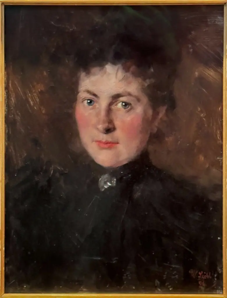 Felicia Kirchdorffer, die Nichte des Künstlers, by Wilhelm Leibl