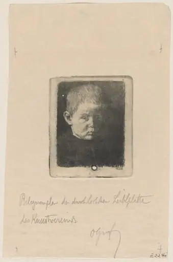 Head of a Boy, by Wilhelm Leibl