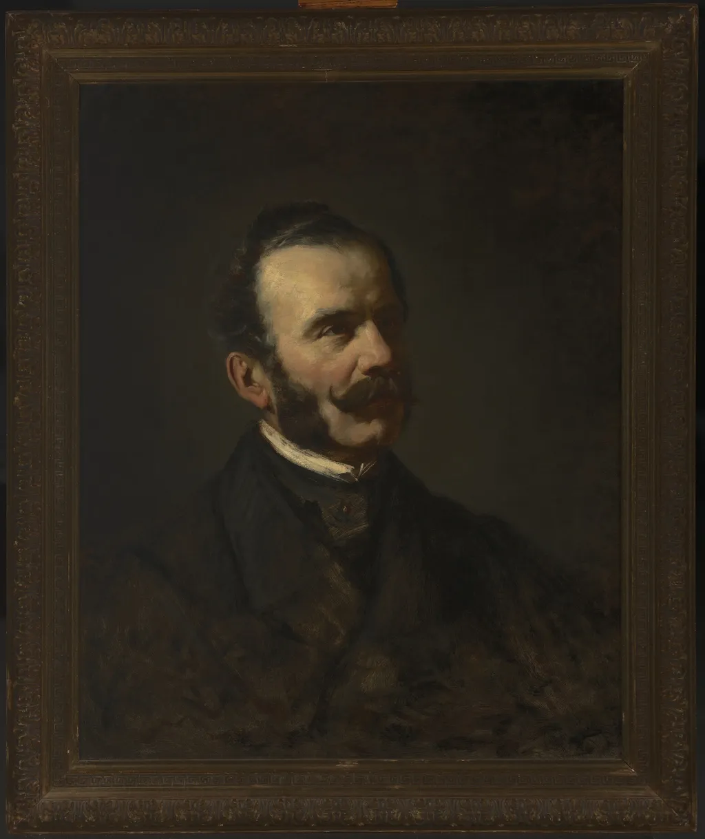 Portrait of Lucjan Siemieński, by Wilhelm Leopolski, oil, 1869