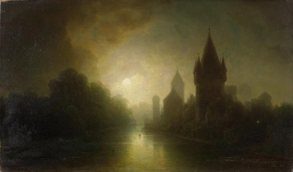 Mondscheinlandschaft, by Wilhelm Lichtenheld