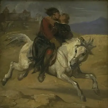 En bortførelsesscene, by Wilhelm Marstrand