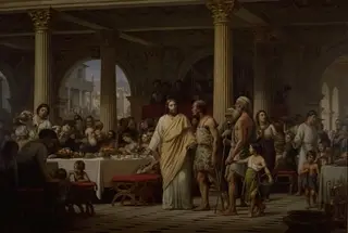 Lignelsen om den store nadver, by Wilhelm Marstrand, 1869