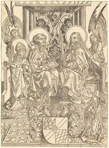 Saints Peter and Paul under a Canopy, by Wilhelm Pleydenwurff