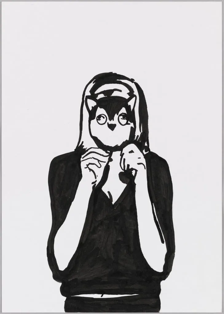 Untitled, by Wilhelm Sasnal, graphite, 2003