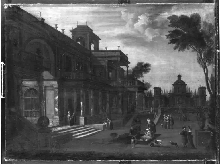 Architectural image, by Wilhelm Schubert van Ehrenberg