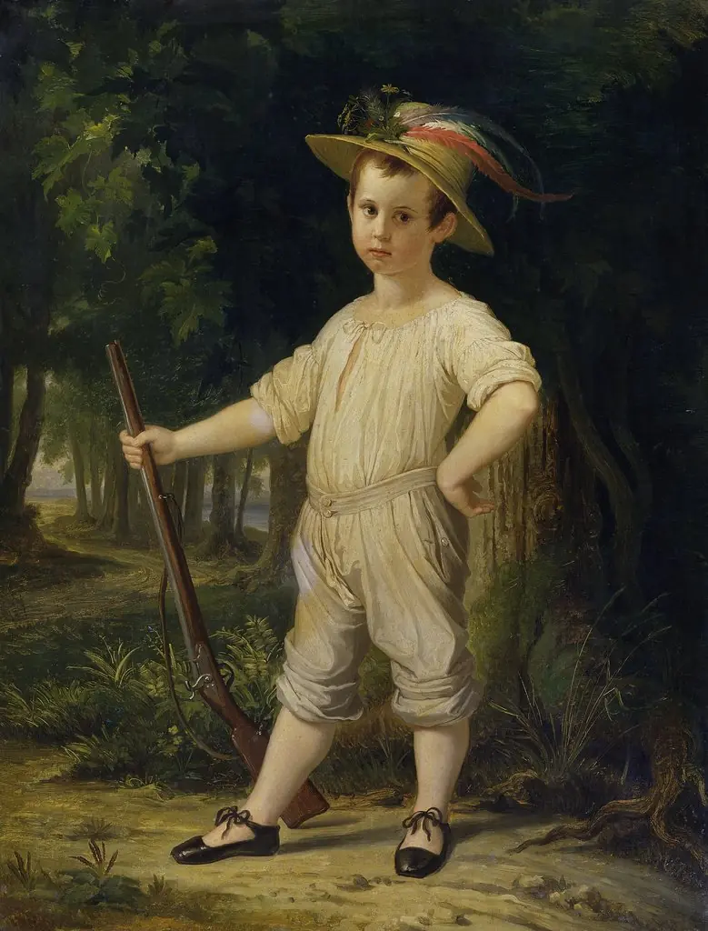 The Little Farmer (The Little Hunter), by Wilhelm von Kaulbach