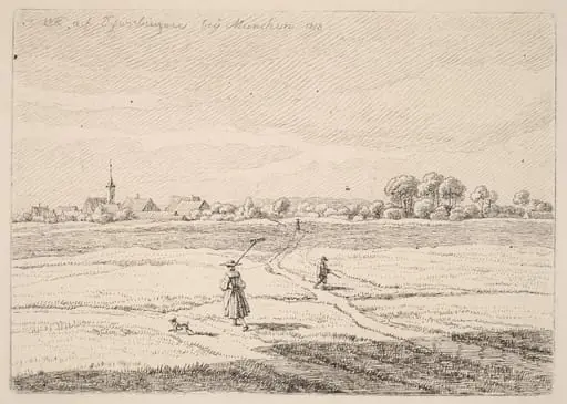 Schwabing, by Wilhelm von Kobell