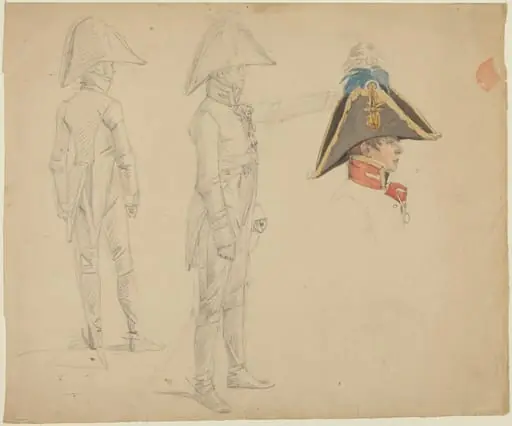 Studies of Major von Washington, by Wilhelm von Kobell