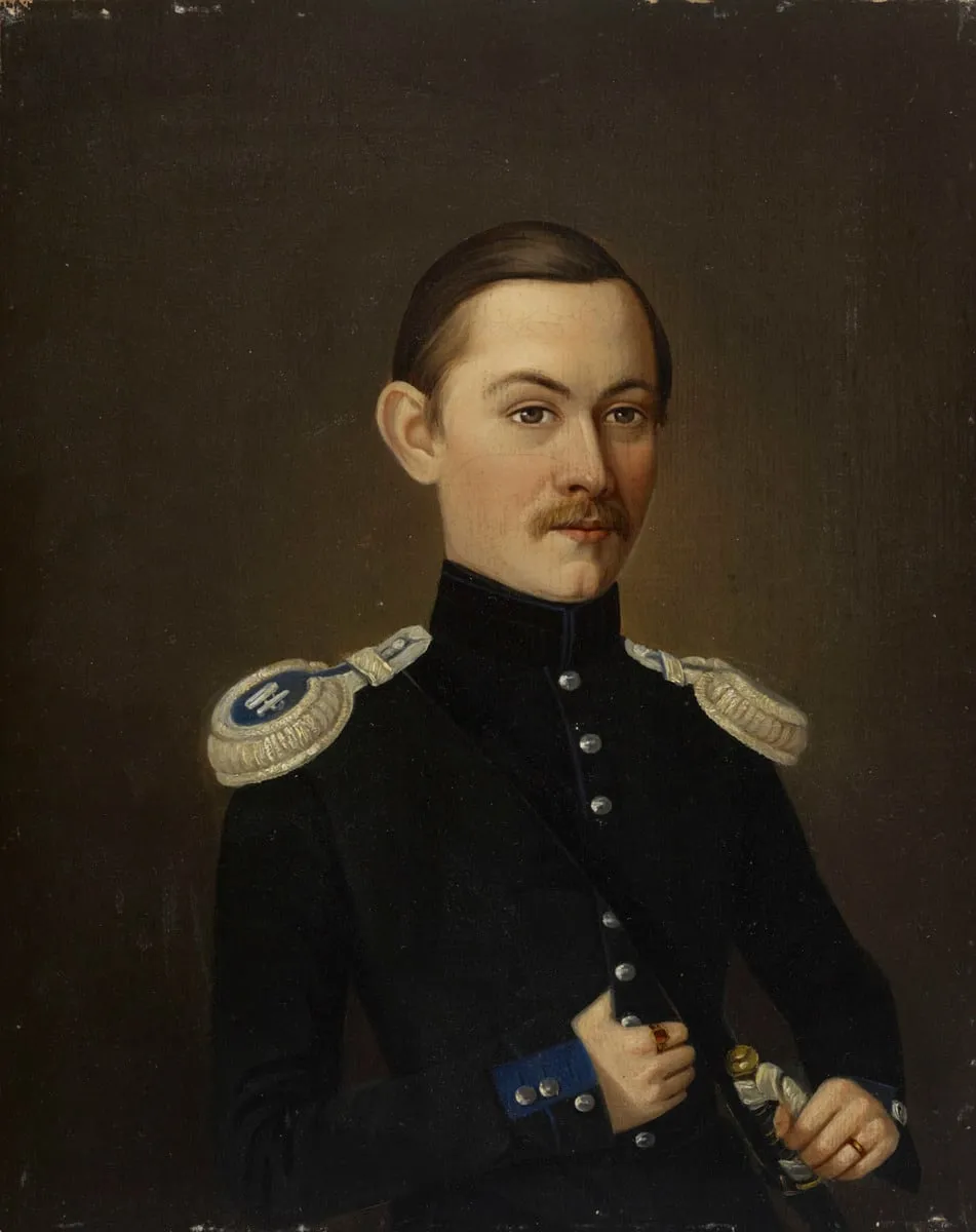 Esikuntakapteeni Danielsson, by Wilhelm von Wright, unspecified, 1858