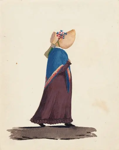 Nainen, saali ja hattu, by Wilhelm von Wright