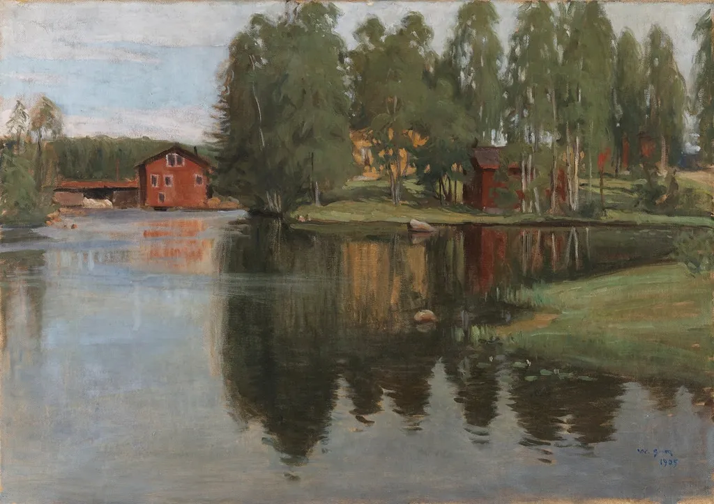 Maisema Inhasta, by Wilho Sjöström, unspecified