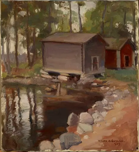 Ranta-aittoja, Viitasaari, by Wilho Sjöström