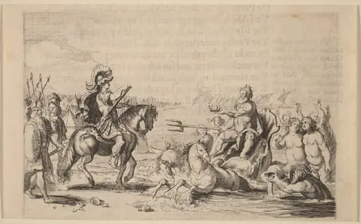 Alexander the Great and Neptune, by Willem Basse