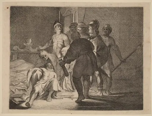 The Death of Cato, by Willem Basse