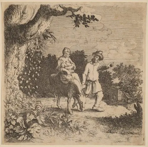 The Flight into Egypt, by Willem Basse