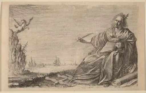 The Muse of Poetry, by Willem Basse