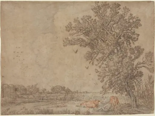Meadow with a Shepherd and Cows, by Willem Buytewech