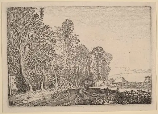 Road at the Edge of the Forest, by Willem Buytewech
