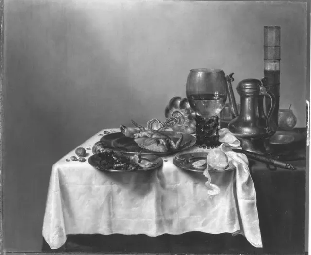 Still life with passglass, Jan Steen pitcher and roemer