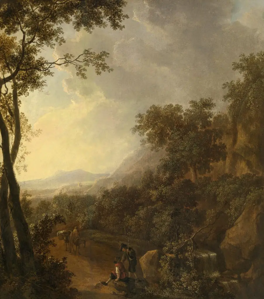 Italiaans landschap, by Willem de Heusch