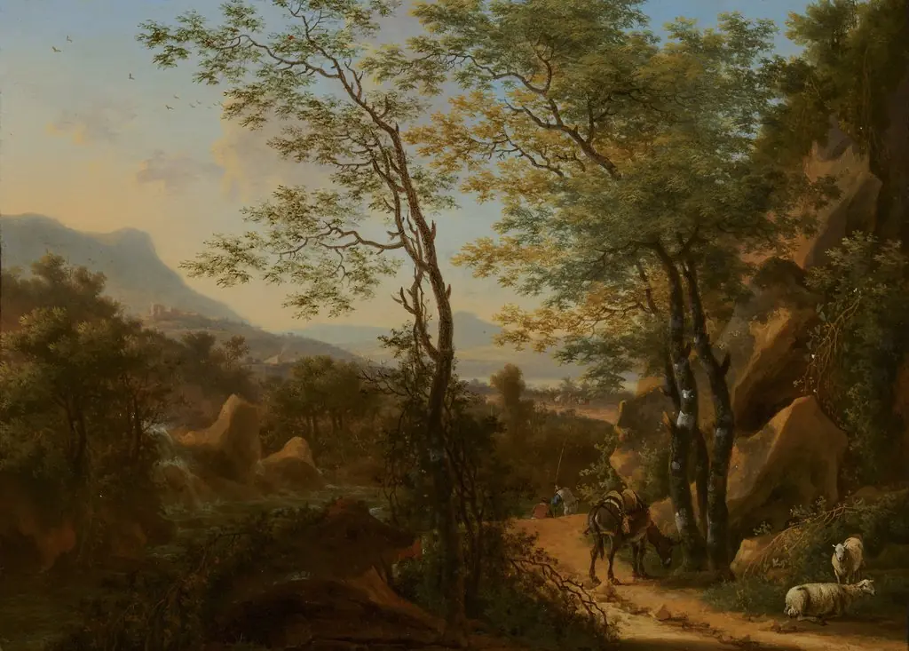 Mountainous Landscape in Italy