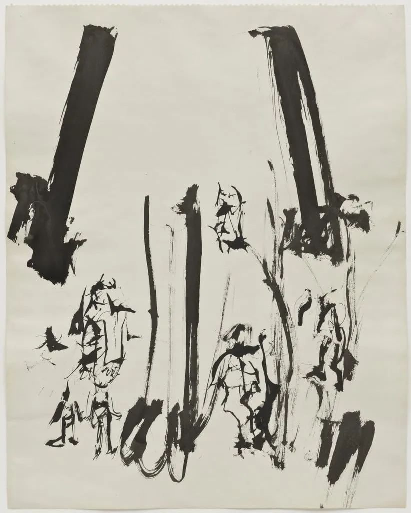 Untitled, by Willem de Kooning, ink, 1954