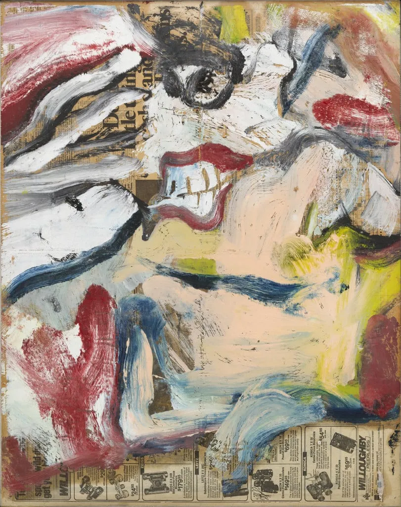Untitled, by Willem de Kooning, oil, 1976
