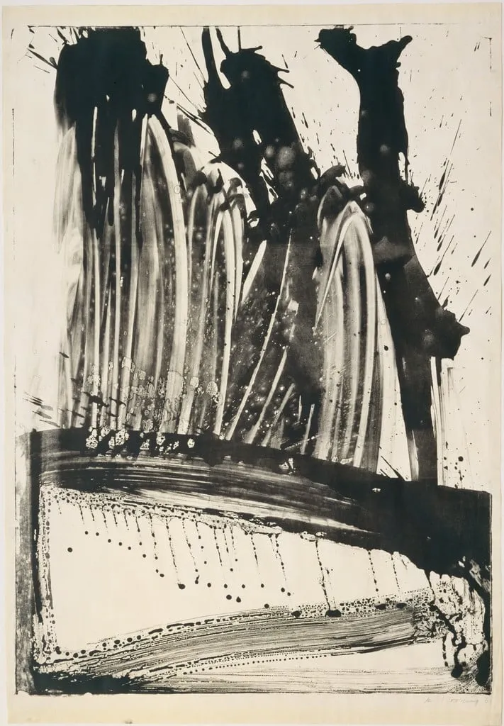 Untitled, by Willem de Kooning, ink, 1960