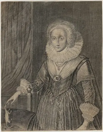 Frances Howard, Duchess of Richmond, by Willem de Passe