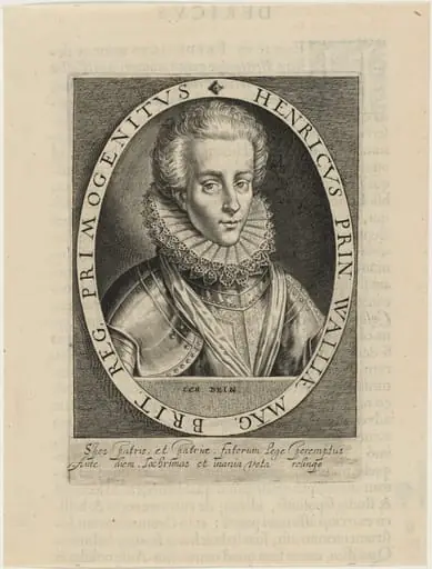 Henry Frederick, Prince of Wales, by Willem de Passe