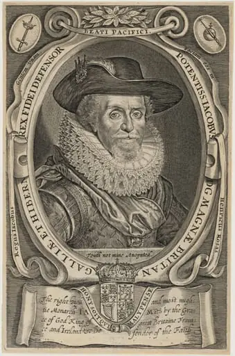 James I, King of England, by Willem de Passe