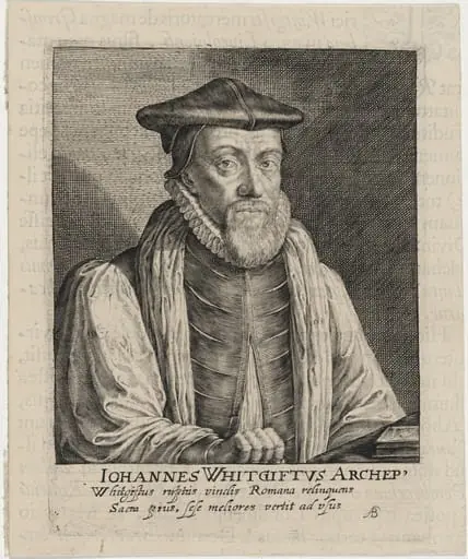 John Whitgift, D.D., Archbishop of Canterbury, by Willem de Passe