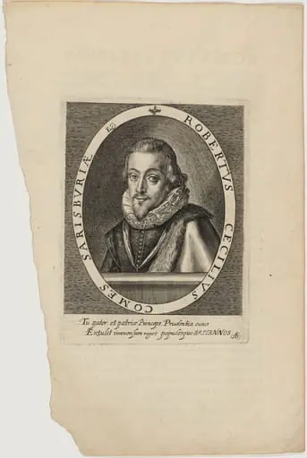 Robert Cecil, First Earl of Salisbury, by Willem de Passe