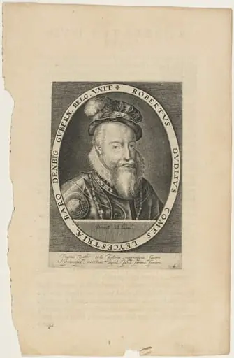 Robert Dudley, Earl of Leicester, by Willem de Passe