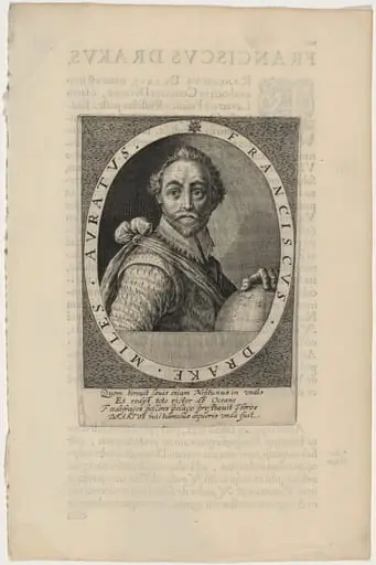 Sir Francis Drake, by Willem de Passe