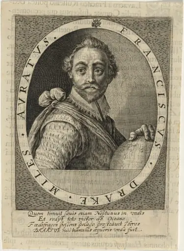 Sir Francis Drake, by Willem de Passe