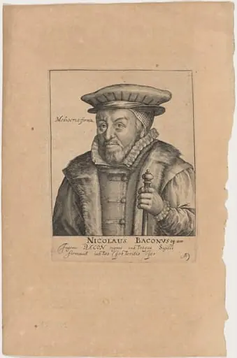 Sir Nicholas Bacon, Lord Keeper, by Willem de Passe