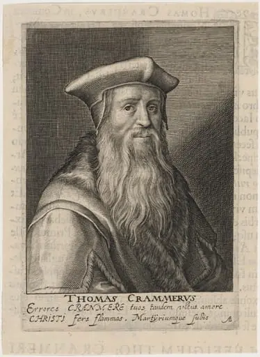 Thomas Cranmer, by Willem de Passe