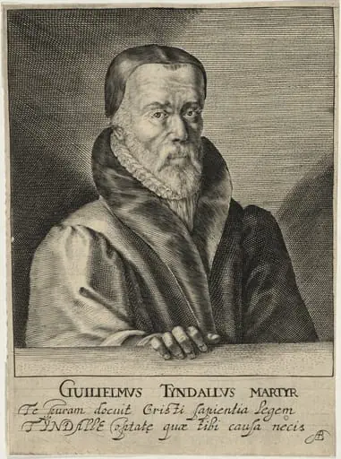 William Tyndale, Protestant Reformer and Martyr, by Willem de Passe