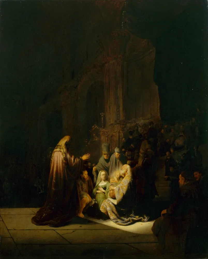 Presentation of Christ in the Temple, by Willem de Poorter, oil, 1631