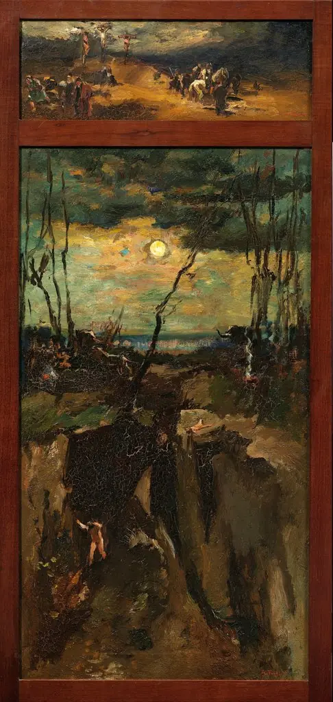 Kaïn en Abel, by Willem de Zwart