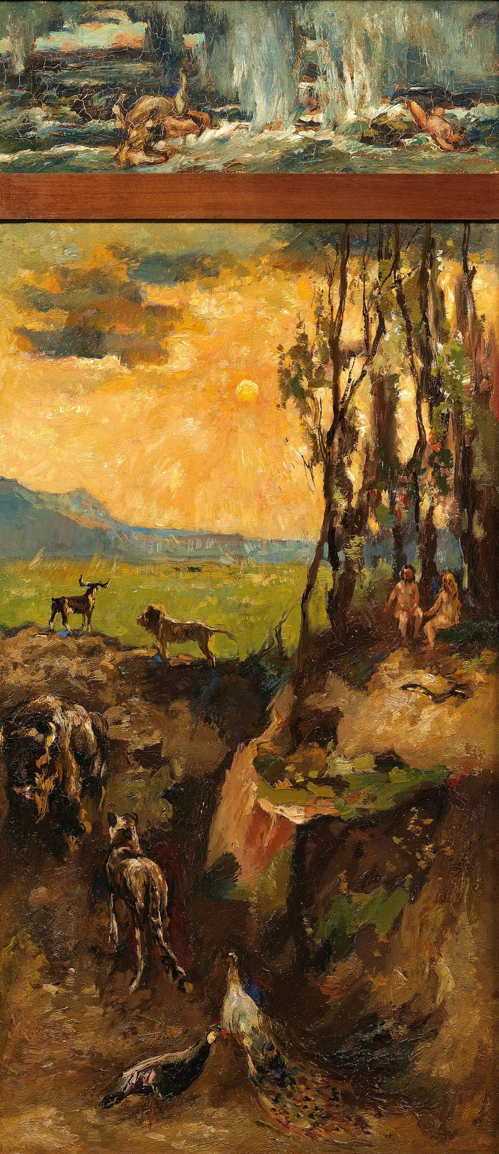 The Flood, by Willem de Zwart, oil, 1915