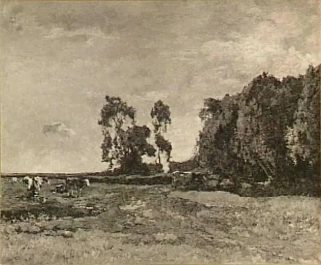 Weide met koeien, by Willem de Zwart