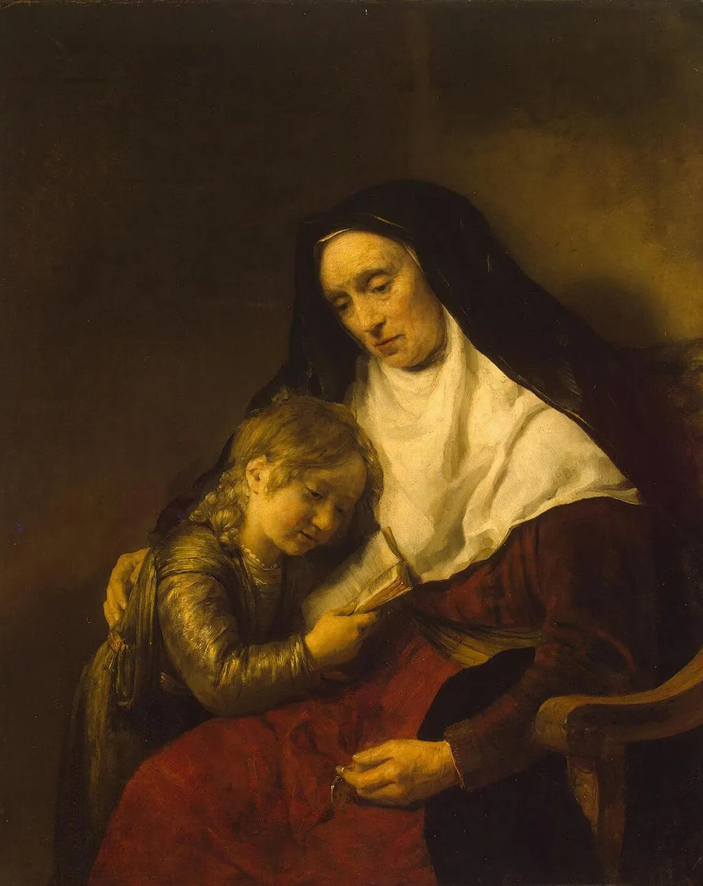 Timothy and Lois, by Willem Drost, oil, 1650