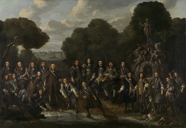 Allegory on the flourishing of the Dutch fishery after the Second Anglo-Dutch War (1665–1667)