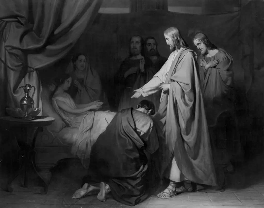 Raising of Jairus's Daughter, by Willem Hendrik Schmidt