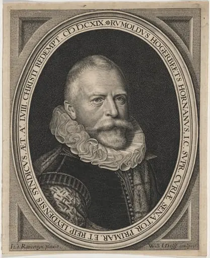 Rumoldus Hogerbeets Hornanus, by Willem Jacobsz Delff