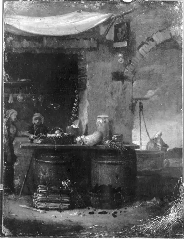 Merchandise on display for a shop, by Willem Kalf