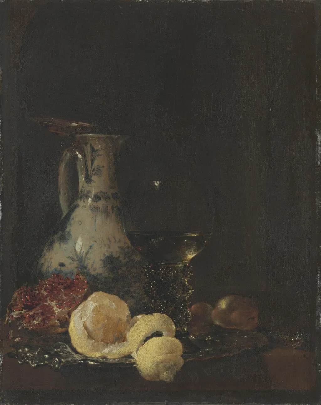 Still Life with a Ming Jug, by Willem Kalf, unspecified, 1653